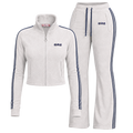 GREY & NAVY VARSITY VELOUR